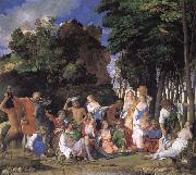 Giovanni Bellini Gods fest oil painting on canvas